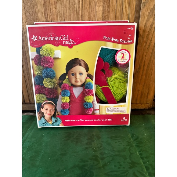 American Girl Other - American Girl Crafts Pom-Pom Scarves Kit 30-717268 NEW